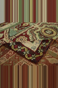3.5x5 1920s Antique Masnastir Carpet Rug. 110,152 - Turkish Carpet Rug  $i