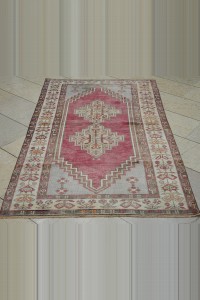 3.6x6 Old Vintage Turkish Carpet Rug 110,186 - Turkish Carpet Rug $i