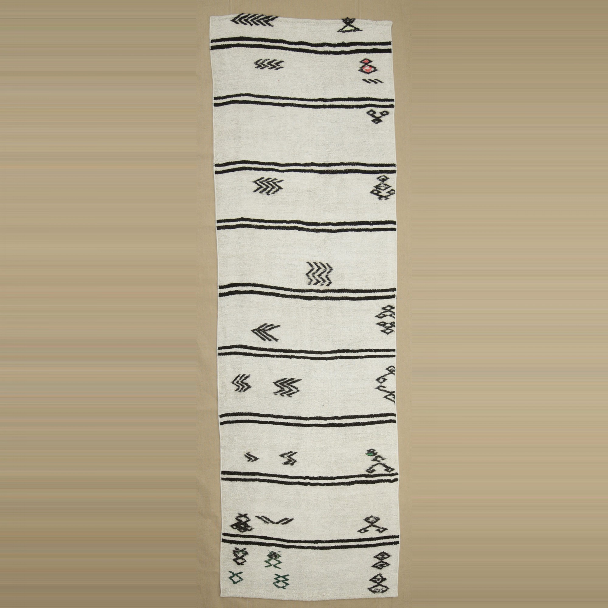 3x10 Modern Decor Hemp Kilim Rug Runner. 96,308 - Turkish Rug Runner