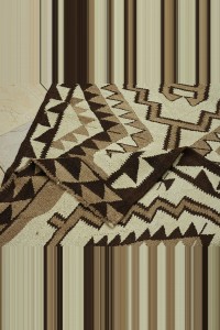 3x10 Natural Wool Kilim Rug Runner 96,300 - Turkish Rug Runner $i