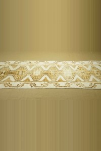 3x11,5 Natural Brown And White Carpet Rug Runner 98,349 - Turkish Rug Runner $i