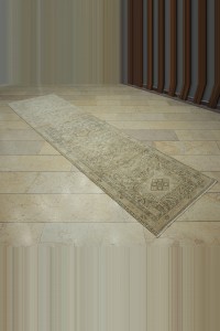 3x11 Persian Vintage Carpet Rug Runner 92,340 - Turkish Rug Runner $i