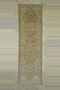 Turkish Rug Runner 3x11 Persian Vintage Rug Runner 93,324