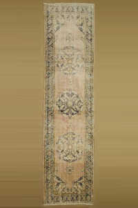 Turkish Rug Runner 3X11 Vintage Rug Runner. 88,337