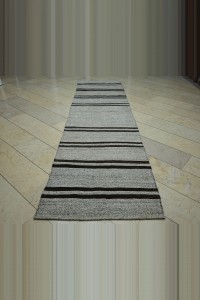 3x12 Goat Ait And Cotton Kilim Rug Runner. 100,368 - Turkish Rug Runner $i