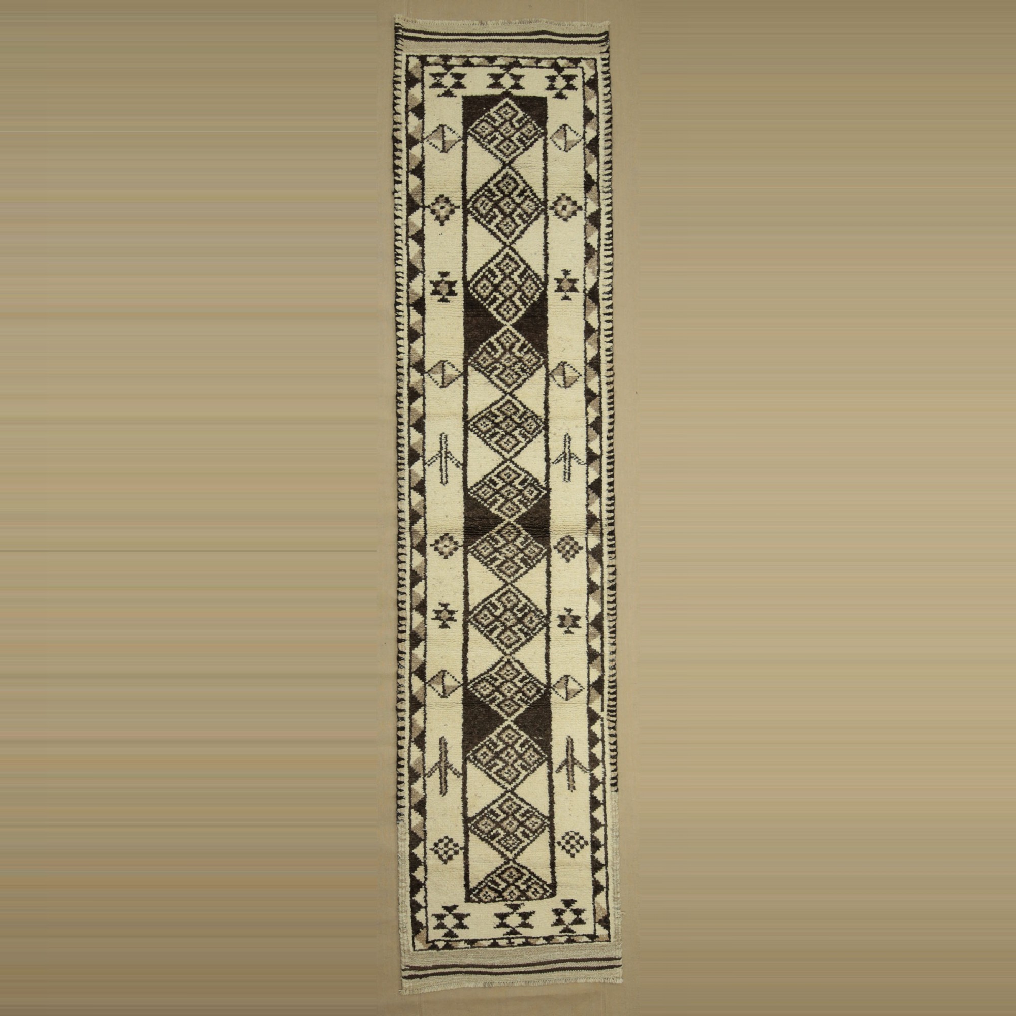 3x12 Wool Ethnic Rug Runner. 82,365 - Turkish Rug Runner