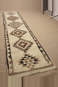 3x12 Wool Herki Rug Runner 89,370 - Turkish Rug Runner  $i