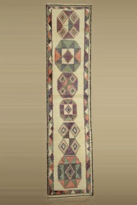 Turkish Rug Runner 3x12 Wool Woven Rug Runner. 84,367