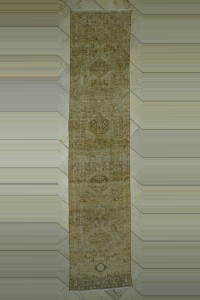 3x13.4 Vintage Persian Rug Runner 90,407 - Turkish Rug Runner $i