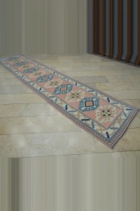 3x14 Wool Oushak Rug Runner  94,412 - Turkish Rug Runner  $i