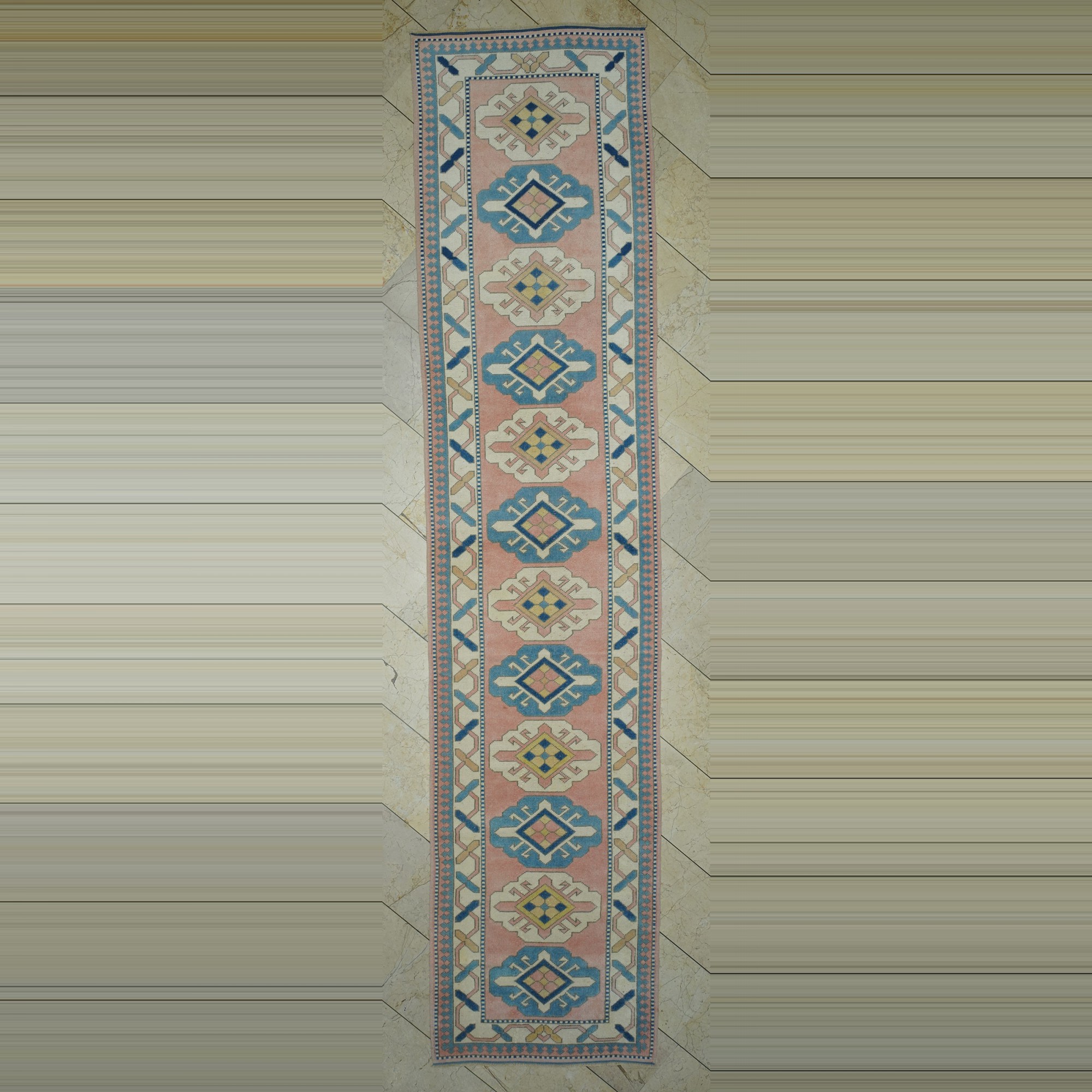 3x14 Wool Oushak Rug Runner  94,412 - Turkish Rug Runner