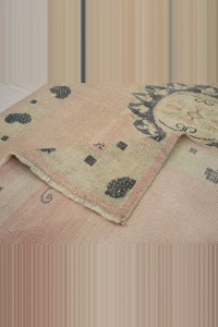 3x5.5 Salmon Pink Turkish Carpet Rug 90,167 - Turkish Carpet Rug  $i