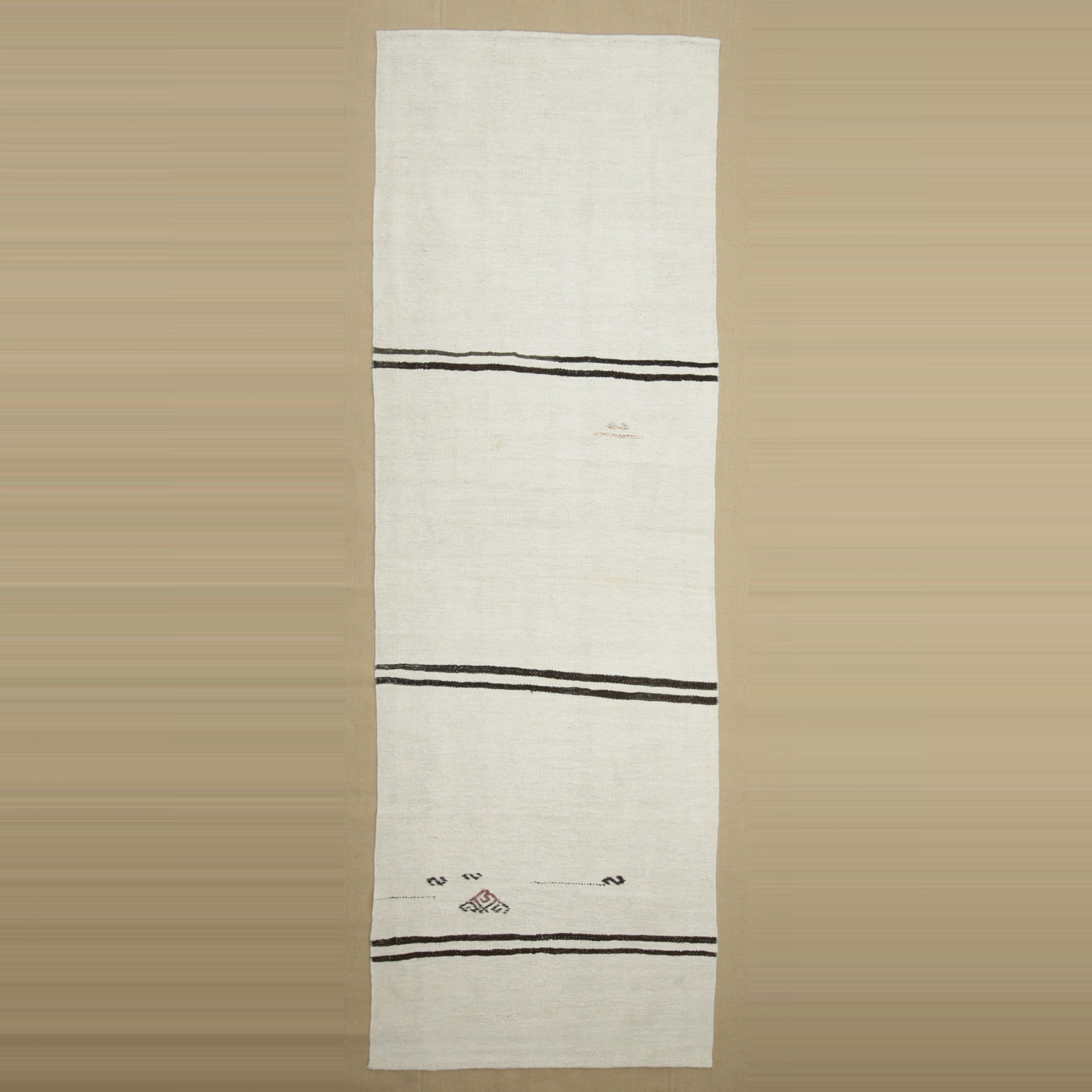 3x9 Hemp Kilim Rug Runner. 96,287 - Turkish Rug Runner