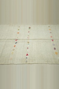 4.5x11 Primitive Decor Hemp Kilim Rug 136,332 - Turkish Hemp Rug $i