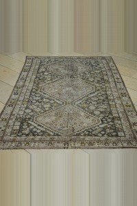 4.5x7 Vintage Siraz Persian Rug 138,214 - Turkish Carpet Rug  $i