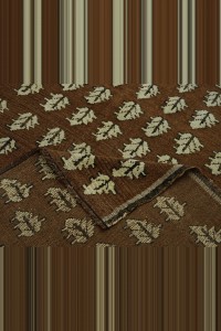 4.6x10 Abstract Brown Antique Kars Carpet Rug 140,305 - Turkish Carpet Rug  $i