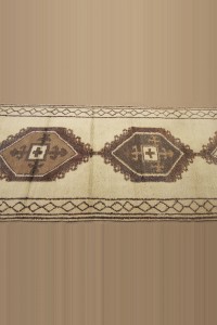 4x14 Wool Herki Rug Runner. 122,425 - Turkish Rug Runner  $i