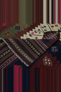 4x5 Sun Faded Balikkesir Kilim Rug 120,165 - Turkish Kilim Rug  $i