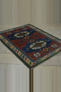 4x6 Turkish Colorful Carpet Rug 129,166 - Turkish Carpet Rug  $i