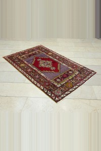 4x6 Turkish Kirsehir Village Woven Carpet Rug 108,173 - Turkish Carpet Rug $i