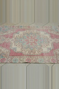 4x7.3 Vintage Village Woven Turkish Carpet Rug 127,222 - Turkish Carpet Rug $i