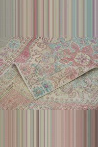 4x7.3 Vintage Village Woven Turkish Carpet Rug 127,222 - Turkish Carpet Rug $i