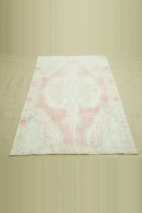 4x7 Old Vintage Oushak Rug. 122,210 - Turkish Carpet Rug $i