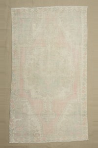Turkish Carpet Rug 4x7 Pastel Oushak Rug 127,211
