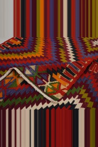 4x7 Turkish Denizli Cal Kilim Rug 111,221 - Turkish Kilim Rug  $i