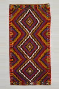 Turkish Kilim Rug 4x7 Turkish Denizli Cal Kilim Rug 111,221