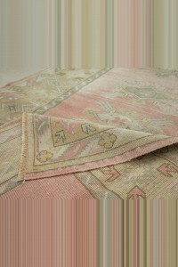 4x7 Wool Vintage Oushak Rug 122,200 - Oushak Rug $i