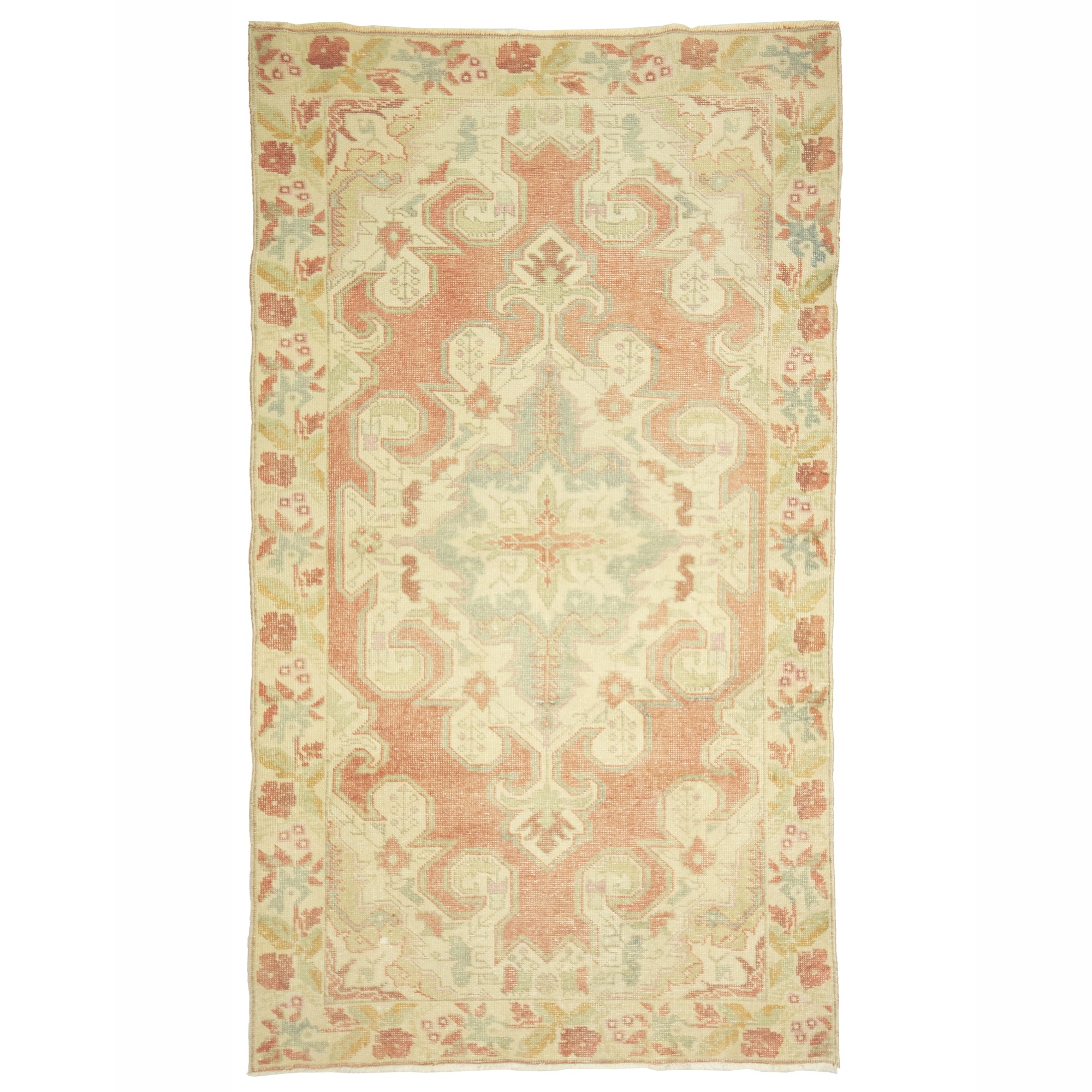 4x8 Light Color Oushak Rug 131,230 - Turkish Carpet Rug