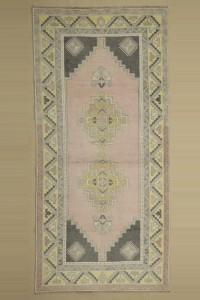 Turkish Carpet Rug 4x8 Salmon Pink Oushak Rug. 122,254