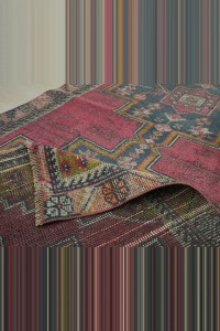 4x8 Vintage Turkish Carpet Rug 118,235 - Turkish Carpet Rug $i