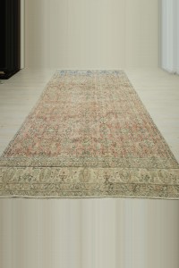 5.5x11.4 Vintage Oushak Rug. 169,346 - Oushak Rug $i