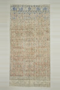5.5x11.4 Vintage Oushak Rug. 169,346 - Oushak Rug $i