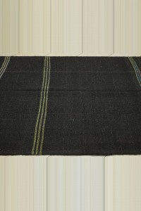 5.5x12 Natural Goat Hair Woven Kilim Rug 165,368 - Goat Hair Rug $i