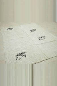 5.5x7 Modern Hemp Kilim Rug 170,220 - Turkish Hemp Rug $i