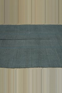5x10 Overdye Gray Hemp Kilim Rug 155,302 - Turkish Hemp Rug $i