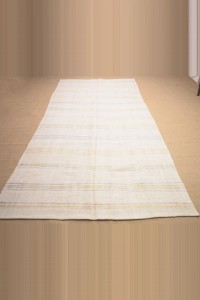 5x11 Mid Century Modern Hemp Kilim Rug. 160,342 - Turkish Hemp Rug $i