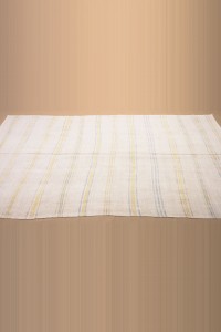 5x11 Mid Century Modern Hemp Kilim Rug. 160,342 - Turkish Hemp Rug $i