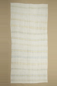 Turkish Hemp Rug 5x11 Mid Century Modern Hemp Kilim Rug. 160,342