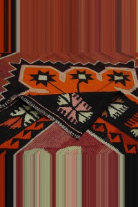 5x11 Semi Old Kars Kilim Rug 161,340 - Turkish Kilim Rug  $i