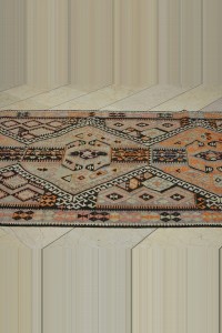 5x13 Long And Wide Old Flat Weave Kars Kilim Rug 145,406 - Turkish Kilim Rug  $i