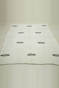 5x6.6 Modern Hemp Kilim Rug 152,195 - Turkish Hemp Rug $i