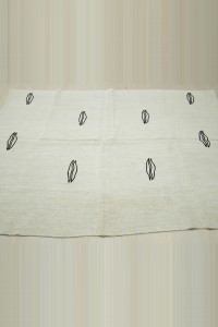 5x6.6 Modern Hemp Kilim Rug 152,195 - Turkish Hemp Rug $i