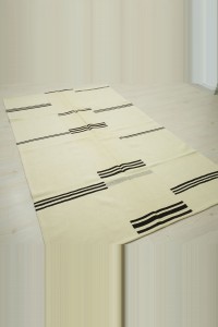 5x8 Broken Striped Wool Flat Weave Modern Rug 145,250 - Turkish Natural Rug $i
