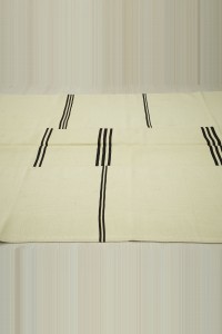 5x8 Broken Striped Wool Flat Weave Modern Rug 145,250 - Turkish Natural Rug $i