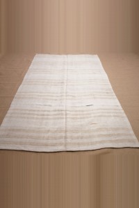 5x8 Brown Striped Hemp Rug. 144,261 - Turkish Hemp Rug  $i