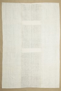 Grey Turkish Rug 5x8 Cotton Flat Weave Kilim Rug. 168,253